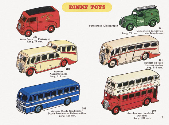 Dinky Toys Katalog 1956, Dinky Supertoys 1956