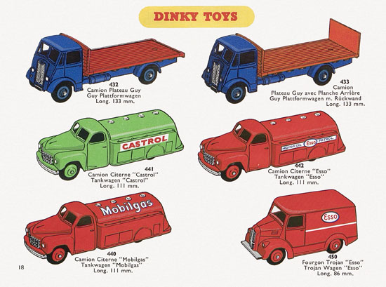 Dinky Toys Katalog 1956, Dinky Supertoys 1956