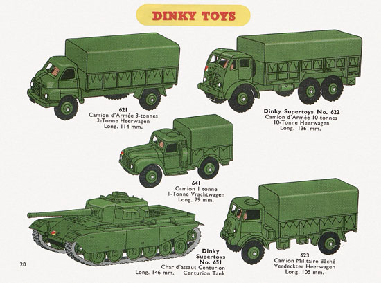 Dinky Toys Katalog 1956, Dinky Supertoys 1956