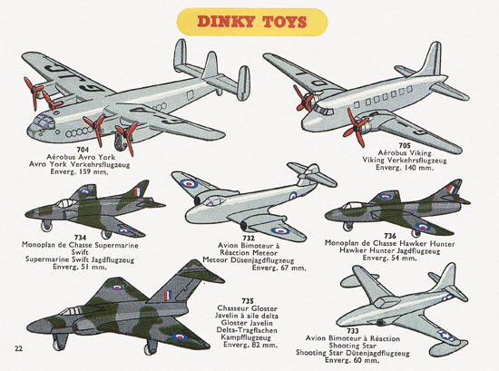 Dinky Toys Katalog 1956, Dinky Supertoys 1956