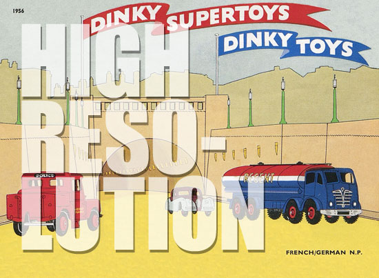 Dinky Toys Katalog 1956, Dinky Supertoys 1956