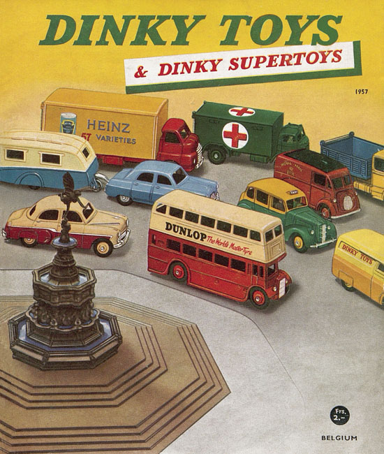 Seite 1 Dinky Toys Katalog 1957, Dinky Supertoys 1957