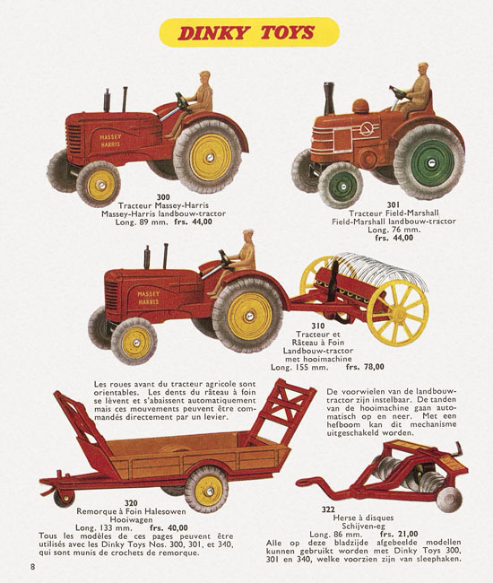 Seite 8 Dinky Toys Katalog 1957, Dinky Supertoys 1957