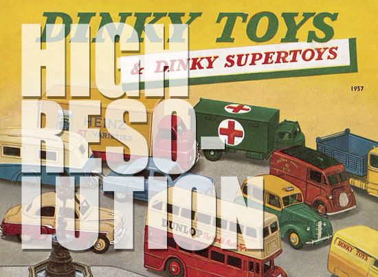 Dinky Toys Katalog 1957, Dinky Supertoys 1957