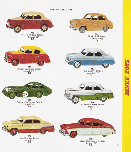 Dinky Toys Katalog 1958, Dinky Supertoys 1958