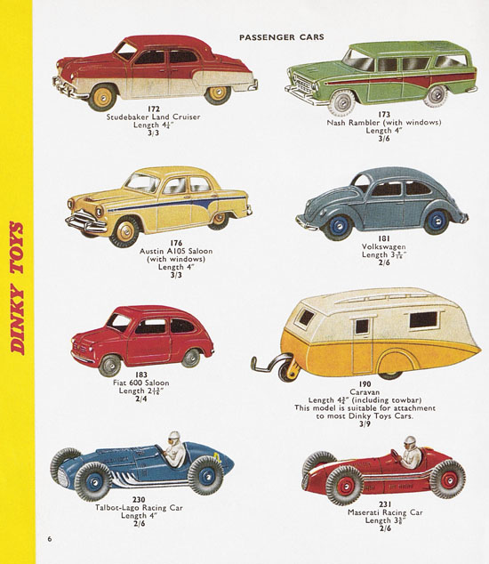 Dinky Toys Katalog 1958, Dinky Supertoys 1958