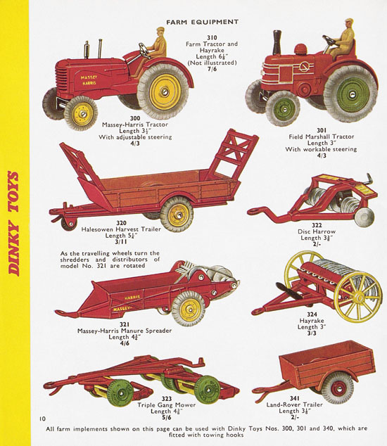 Dinky Toys Katalog 1958, Dinky Supertoys 1958