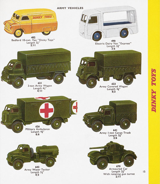 Dinky Toys Katalog 1958, Dinky Supertoys 1958