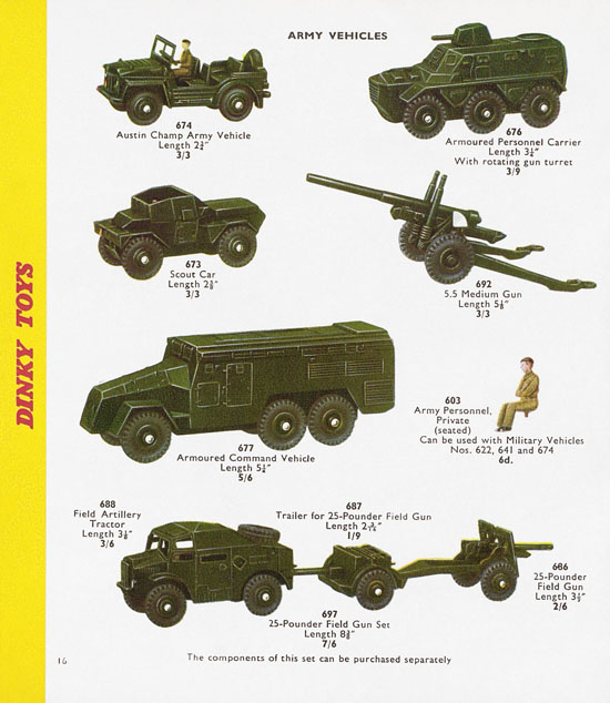 Dinky Toys Katalog 1958, Dinky Supertoys 1958