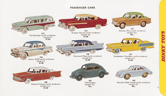 Seite 5 Dinky Toys Katalog 1959, Dinky Supertoys 1959