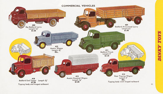 Seite 11 Dinky Toys Katalog 1959, Dinky Supertoys 1959