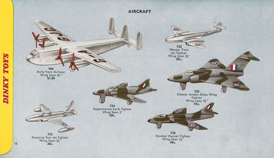 Dinky Toys Katalog 1959, Dinky Supertoys 1959