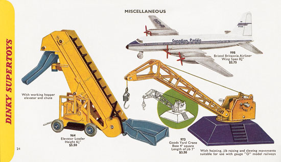 Dinky Toys Katalog 1959, Dinky Supertoys 1959