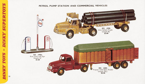 Seite 30 Dinky Toys Katalog 1959, Dinky Supertoys 1959