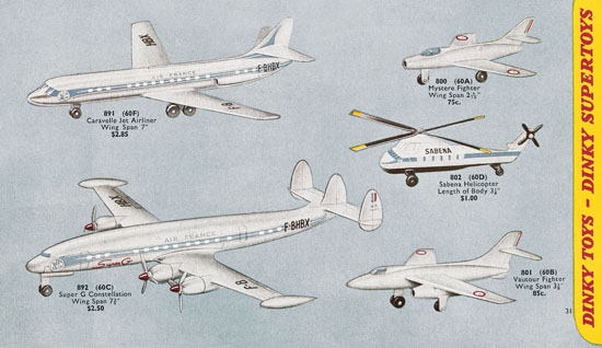 Dinky Toys Katalog 1959, Dinky Supertoys 1959