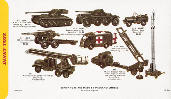 Seite 32 Dinky Toys Katalog 1959, Dinky Supertoys 1959