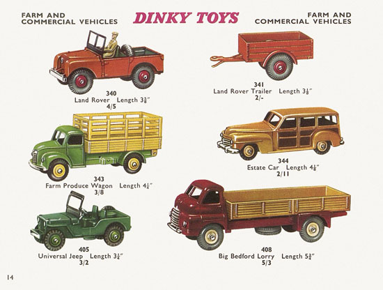 Dinky Toys Katalog 1960