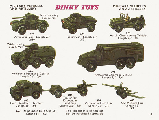 Dinky Toys Katalog 1960