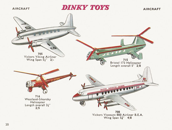 Dinky Toys Katalog 1960