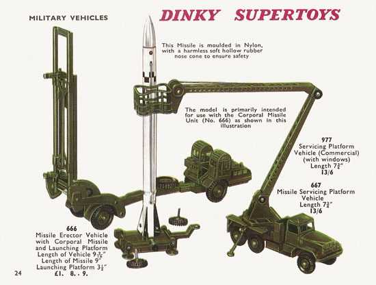 Seite 24 Dinky Toys Katalog 1960