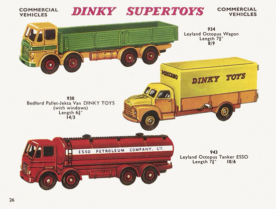 Seite 26 Dinky Toys Katalog 1960