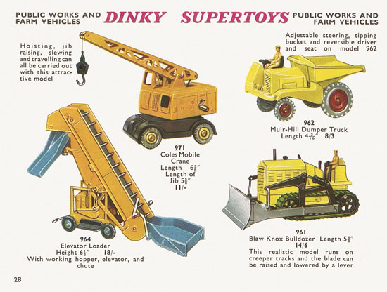 Seite 28 Dinky Toys Katalog 1960