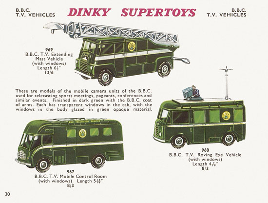 Seite 30 Dinky Toys Katalog 1960