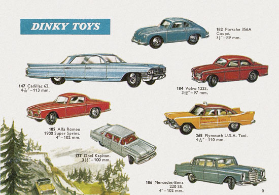 Dinky Toys Katalog 1963