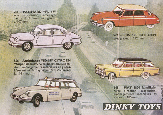 Seite 6 Dinky Toys Katalog 1963 Reedition Atlas 2013