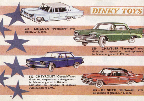Seite 8 Dinky Toys Katalog 1963 Reedition Atlas 2013