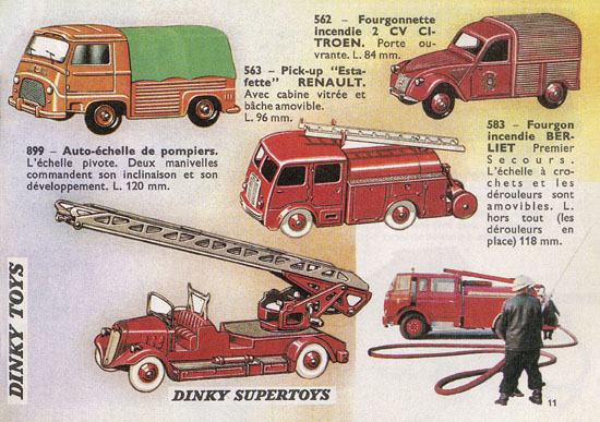 Seite 11 Dinky Toys Katalog 1963 Reedition Atlas 2013