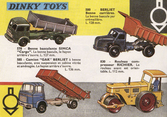 Seite 12 Dinky Toys Katalog 1963 Reedition Atlas 2013