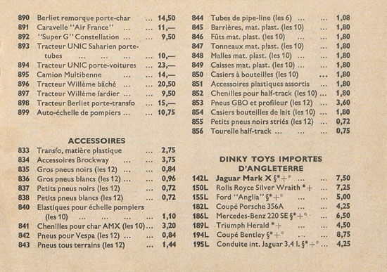 Seite 23 Dinky Toys Katalog 1963 Reedition Atlas 2013
