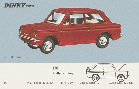 Dinky Toys Katalog 1965