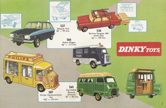 Dinky Toys Katalog 1965, Dinky Supertoys 1965