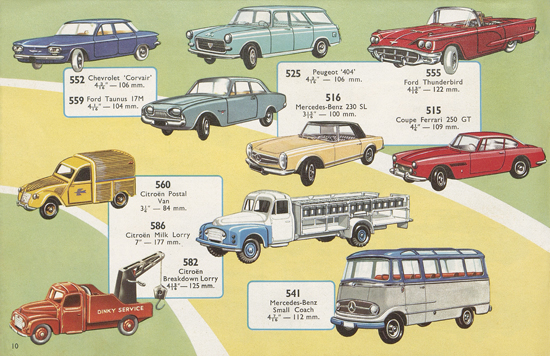 Dinky Toys Katalog 1965, Dinky Supertoys 1965