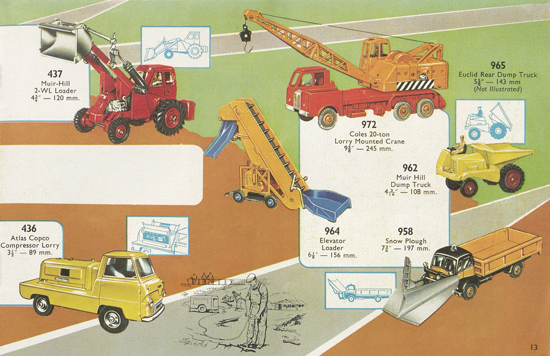 Dinky Toys Katalog 1965, Dinky Supertoys 1965