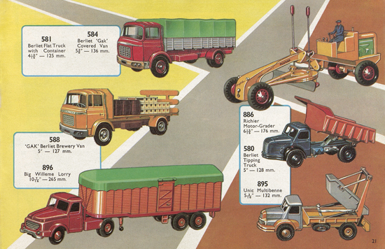 Dinky Toys Katalog 1965, Dinky Supertoys 1965