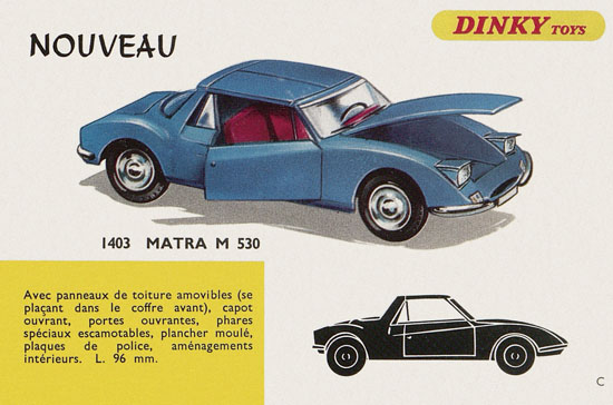 Dinky Toys Katalog 1967