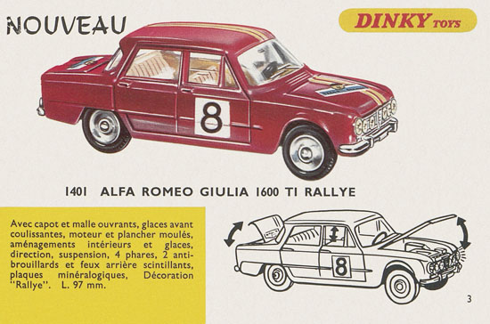 Dinky Toys Katalog 1967