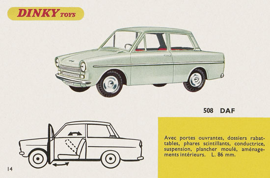 Dinky Toys Katalog 1967