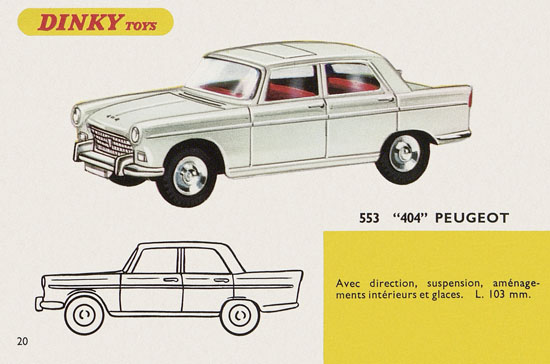 Dinky Toys Katalog 1967