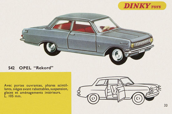 Dinky Toys Katalog 1967