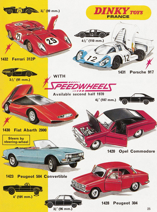 Dinky Toys Katalog 1970 No. 6, Dinky Supertoys 1970