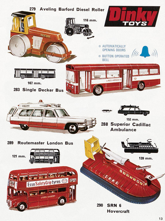 Dinky Toys Katalog 1972, Dinky Supertoys 1972