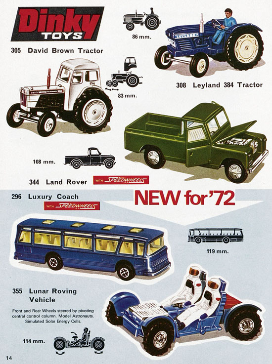 Dinky Toys Katalog 1972, Dinky Supertoys 1972