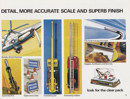 Seite 3 Dinky Toys Katalog 1973, Dinky Supertoys 1973