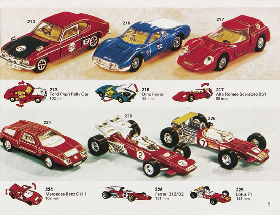 Seite 9 Dinky Toys Katalog 1973, Dinky Supertoys 1973