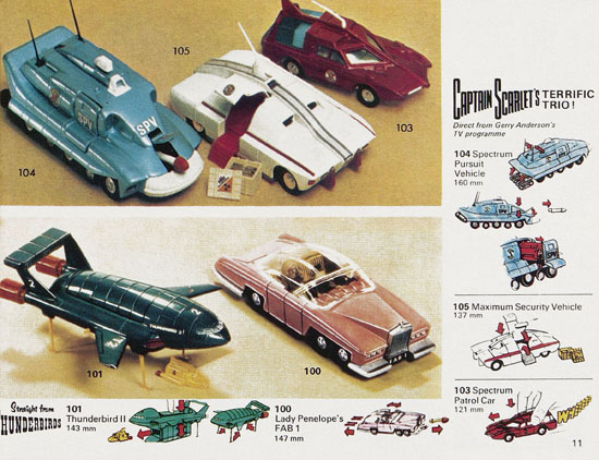 Seite 11 Dinky Toys Katalog 1973, Dinky Supertoys 1973