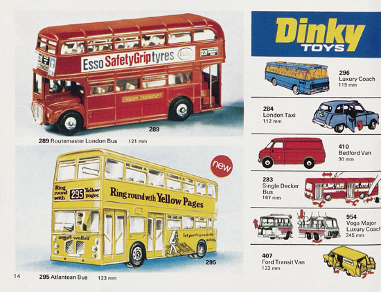 Seite 14 Dinky Toys Katalog 1973, Dinky Supertoys 1973